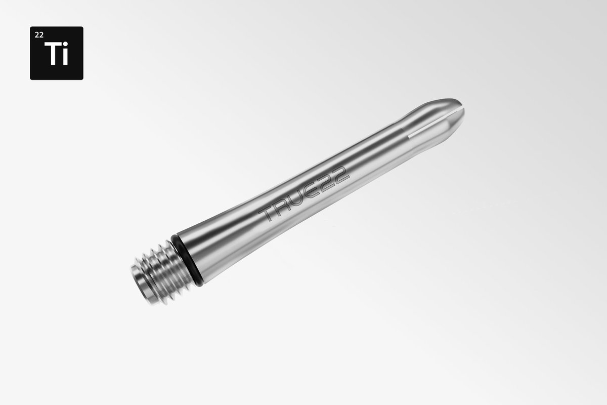 Unlike most “titanium” shafts (titanium body + aluminium top), True22 means full titanium - stronger and much more durable.

We cut weight with a hollow core, not weaker materials.

Built to last. Designed to perform.