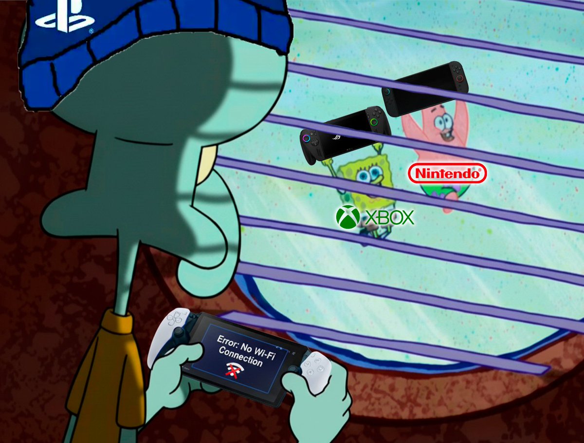 poliwa_93's tweet photo. Los usuarios de Xbox y Nintendo son los únicos que pueden disfrutar de sus juegos en modo portátil de forma nativa. 

Imagina depender de una conexión WIFI para jugar. https://t.co/6o6P0k1prs