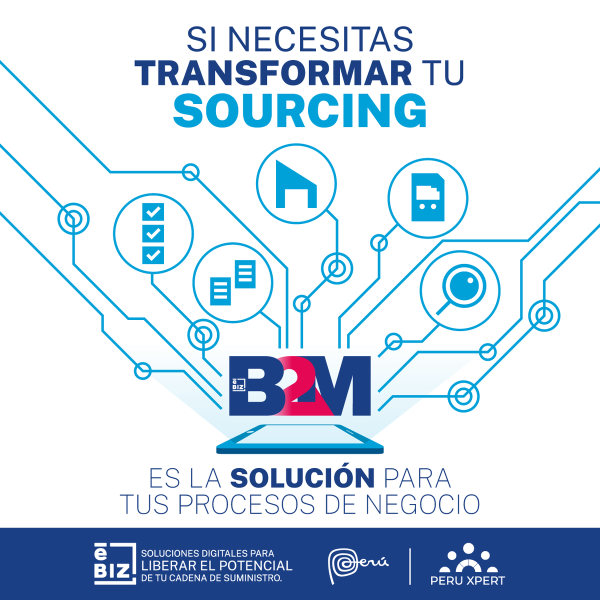 ebizlatin's tweet image. ¿Gestionar a tus proveedores de manera más ágil, ordenada y trazable junto a miles de opciones más en el ecosistema más importante de negocios? #B2M es la solución para tu #sourcing y toda tu #CadenaDeSuministro. 📈🚀
👉 Descubre cómo hacerlo en ebiz.pe/soluciones/b2m