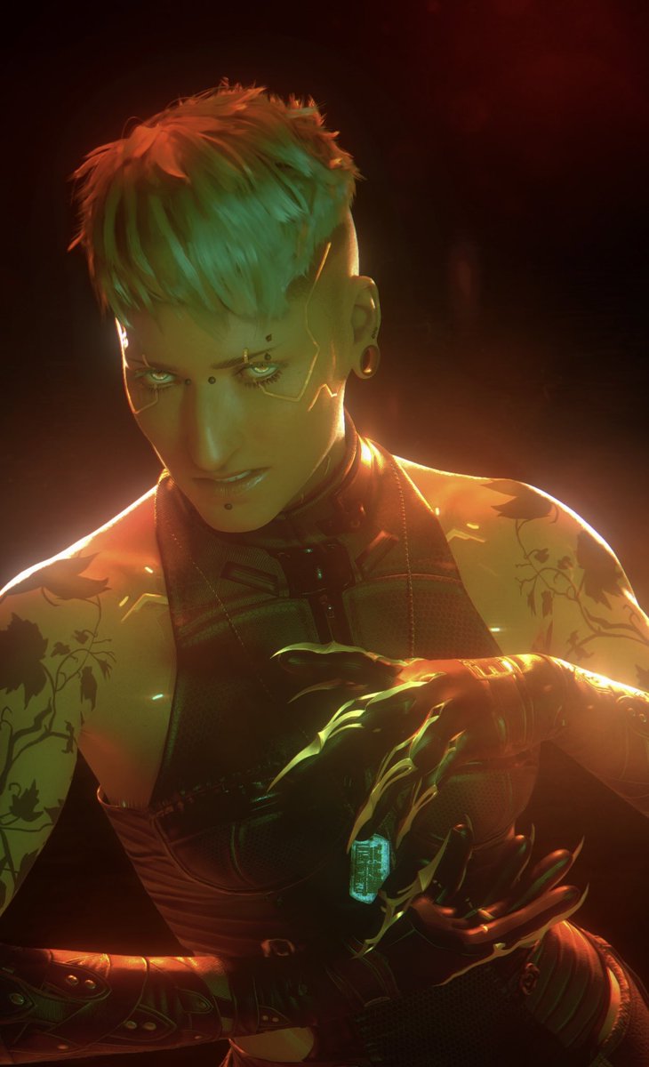 ChromatiicV's tweet photo. Red with fury, green with envy

#Cyberpunk2077 #Cyberpunk2077PhotoMode #PhotoMode #VirtualPhotography #Cyberpunktwt https://t.co/YPlDKg5g3X