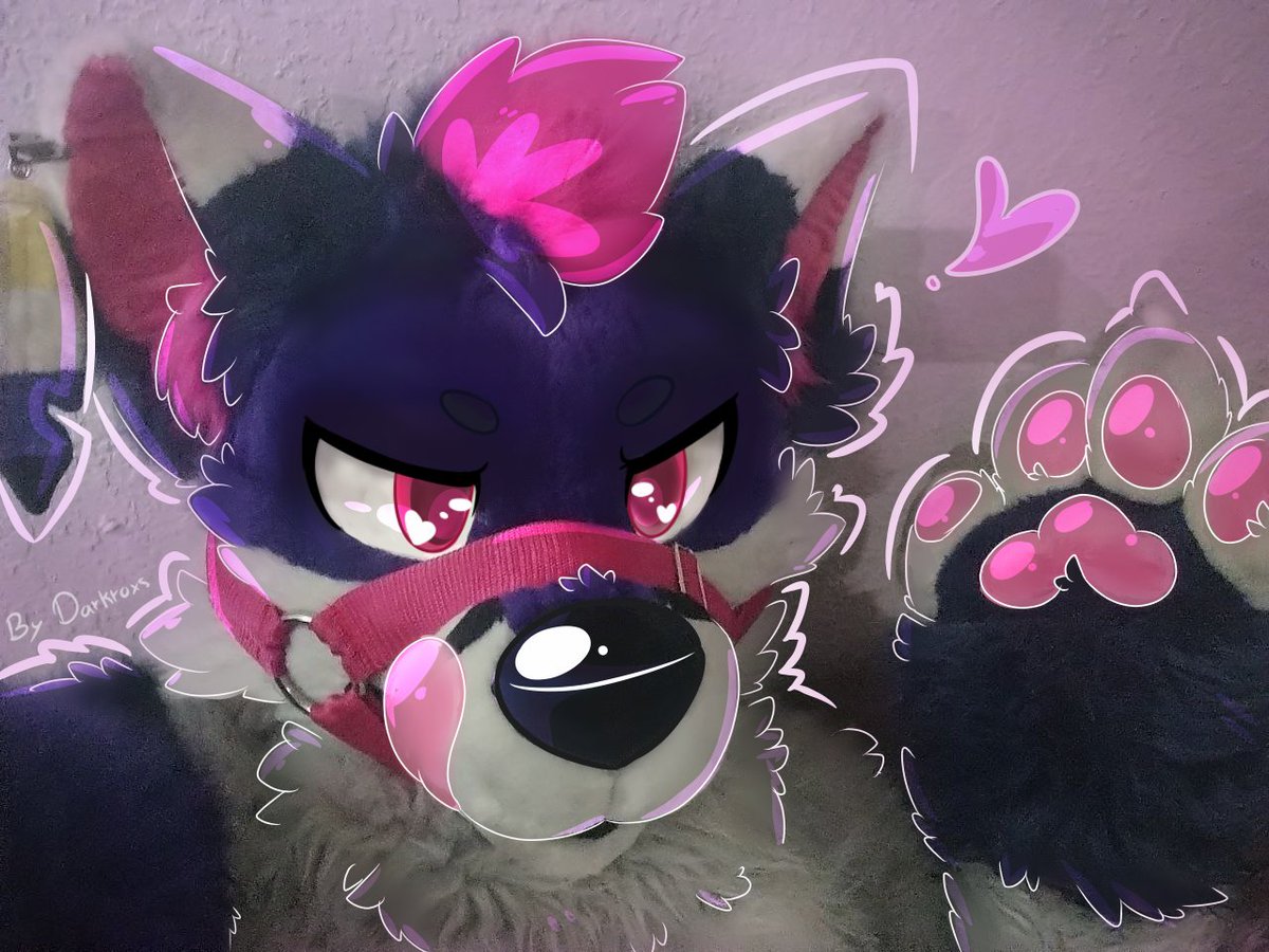 En este  #FursuitFriday  tengan cuidado.. porque este Mooncito anda con ganas de morder~~