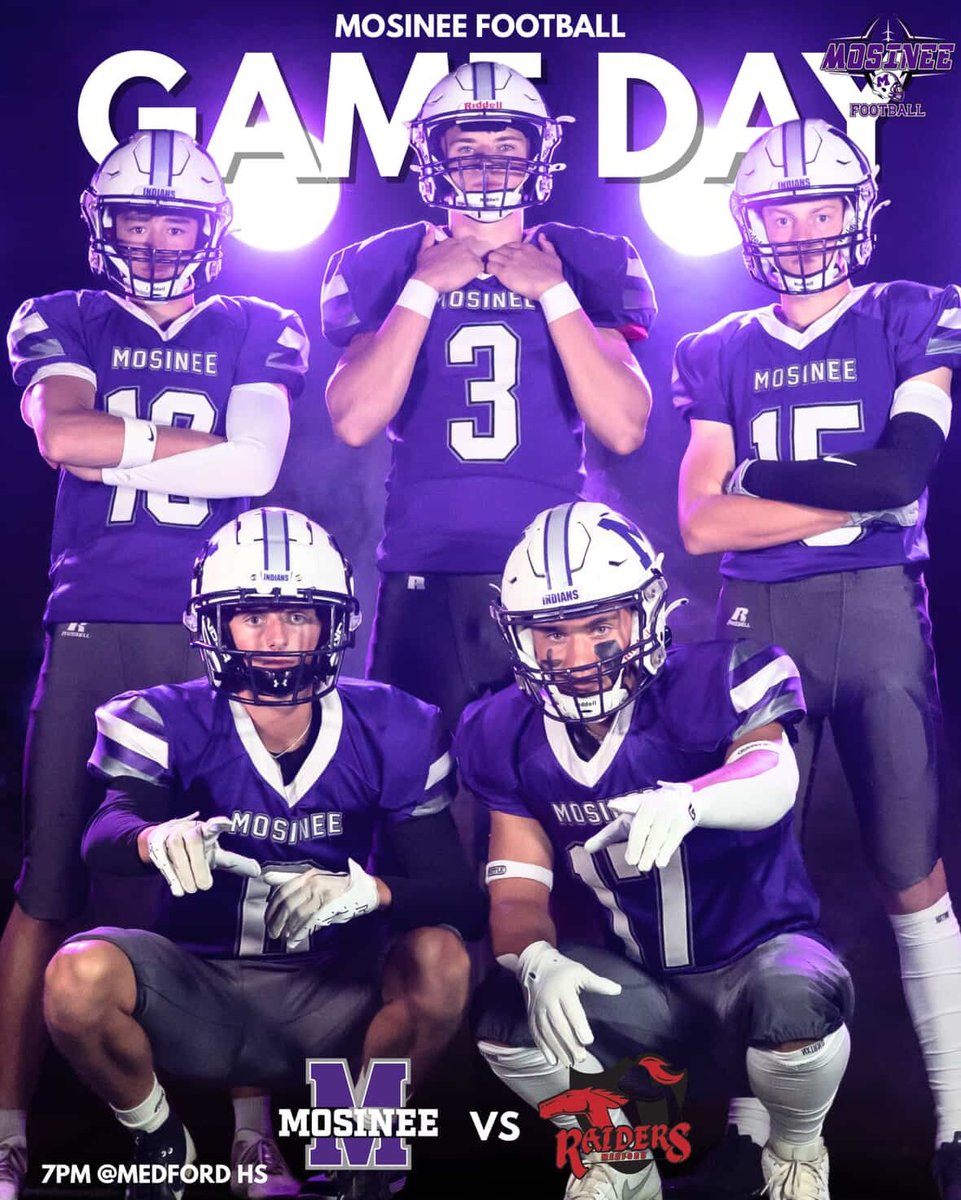 Mosinee 6-2 (5-1 GNC) will avenge their Cheese Grater loss last year at Medford 3-5 (3-3 GNC) while also hunting down a GNC Championship.

🆚 Medford
⏰ 7:00pm
📍 Raider Field
🎟️ $5 GoFan: GoFan.co/event/4067808?…
🖥️ <a href="/ZaleskiSports/">Zaleski Sports</a> 🔛 youtube.com/live/hVqlTAfyk…
📸 Trending Visuals