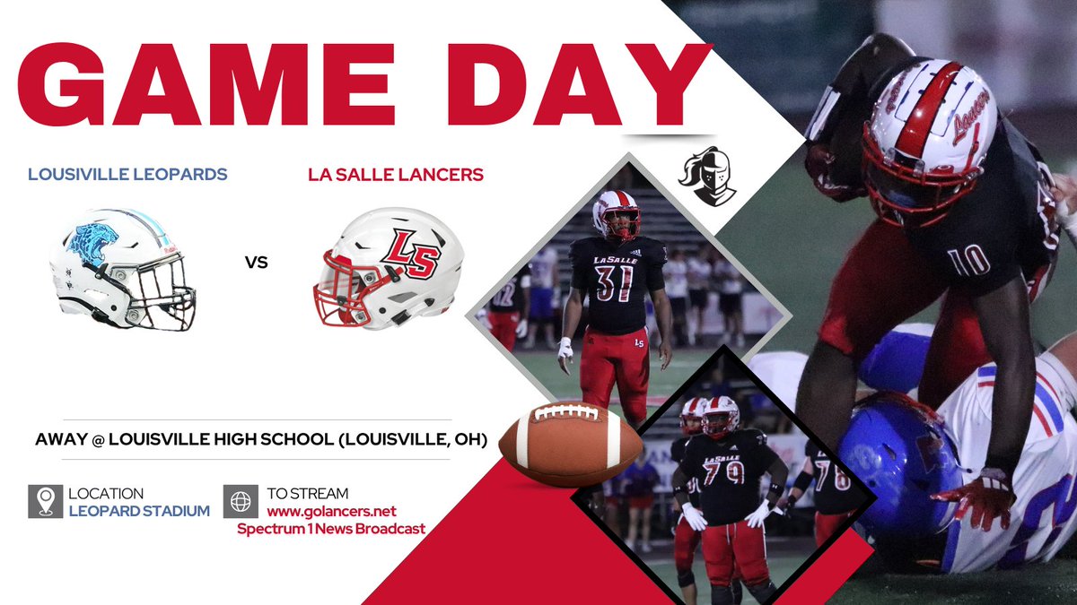 La Salle Athletics (@ls_lancerath) on Twitter photo Game Day!
The Lancers travel north to take on the Leopards!
Streams: ysnlive.com/live-games/
Spectrum 1 News
OR
Follow along on our Live Stats at Varsity Football In-Game Stats on our website golancers.net
<a href="/LS_LancerFB/">La Salle Football</a> <a href="/LaSalleAlumni/">La Salle Alumni</a> <a href="/LaSallePride/">La Salle High School</a> Game Day!
The Lancers travel north to take on the Leopards!
Streams: ysnlive.com/live-games/
Spectrum 1 News
OR
Follow along on our Live Stats at Varsity Football In-Game Stats on our website golancers.net
<a href="/LS_LancerFB/">La Salle Football</a> <a href="/LaSalleAlumni/">La Salle Alumni</a> <a href="/LaSallePride/">La Salle High School</a>