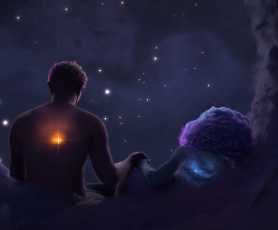 HollywoodHandle's tweet image. First look at Walt Disney Animation’s next short film, ‘VERSA.’
• A young couple lives a range of emotions, from loss and mourning to supreme joy, while embarking on an ethereal 'cosmic dance of life'
