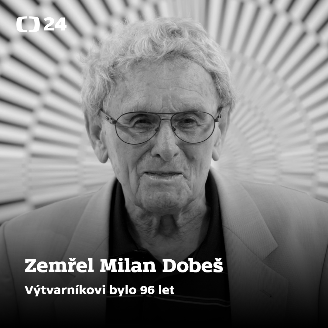 CT24zive's tweet photo. Ve věku 96 let zemřel průkopník světového kinetického a konstruktivistického umění Milan Dobeš, který vystavoval s ikonami výtvarného umění včetně Andyho Warhola či Victora Vasarelyho.

ℹ Svou tvorbou překročil hranice tehdejšího socialistického Československa, stal se respektovanou osobností světové avantgardy a jeho tvorba formovala českou i slovenskou výtvarnou scénu druhé poloviny 20. století.

ℹ O Dobešově úmrtí informovalo na síti X Muzeum umění Olomouc, které letos od března do září uspořádalo retrospektivní výstavu zaměřenou na průřez jeho tvorbou.
