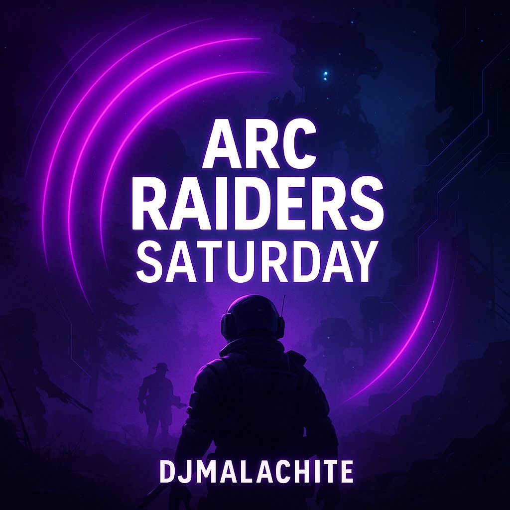 Tomorrows Stream will be <a href="/ARCRaidersGame/">ARC Raiders</a> !!

IM SO EXCITED TO PLAY AGAIN!!

twitch.tv/djmalachite