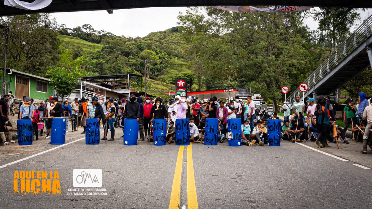 🇬🇦 ¡¡Nuestras siembras de Vida Digna exigen cumplimiento pleno de los acuerdos sociales!!

Seguimos #AquíEnLaLucha ✊ Las comunidades del Macizo, organizadas en el Comité de Integración del Macizo Colombiano (CIMA), hacemos parte de las comunidades, territorios, organizaciones y
