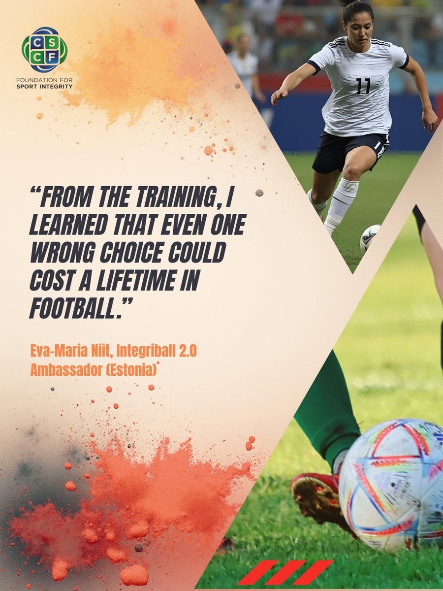 Cscf_integrity's tweet image. Integrity isn’t just a value — it’s our legacy. 💪
 As we approach the Integriball 2.0 Closing Event on October 21 🗓️, we celebrate the voices shaping the future of football. ⚽
 #CSCF #Integriball2 #VoicesForIntegrity #IntegrityInSport #FairPlay