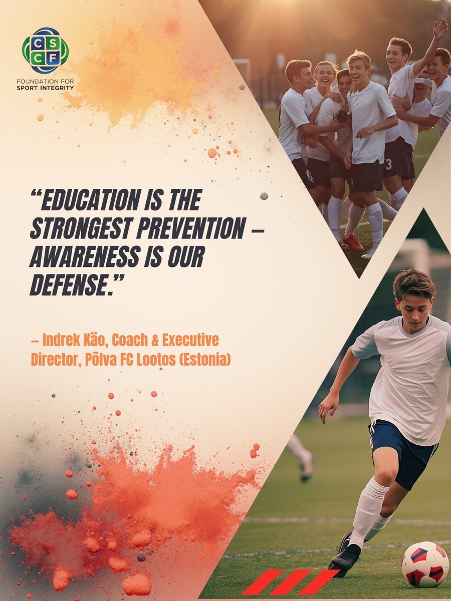 Cscf_integrity's tweet image. Integrity isn’t just a value — it’s our legacy. 💪
 As we approach the Integriball 2.0 Closing Event on October 21 🗓️, we celebrate the voices shaping the future of football. ⚽
 #CSCF #Integriball2 #VoicesForIntegrity #IntegrityInSport #FairPlay