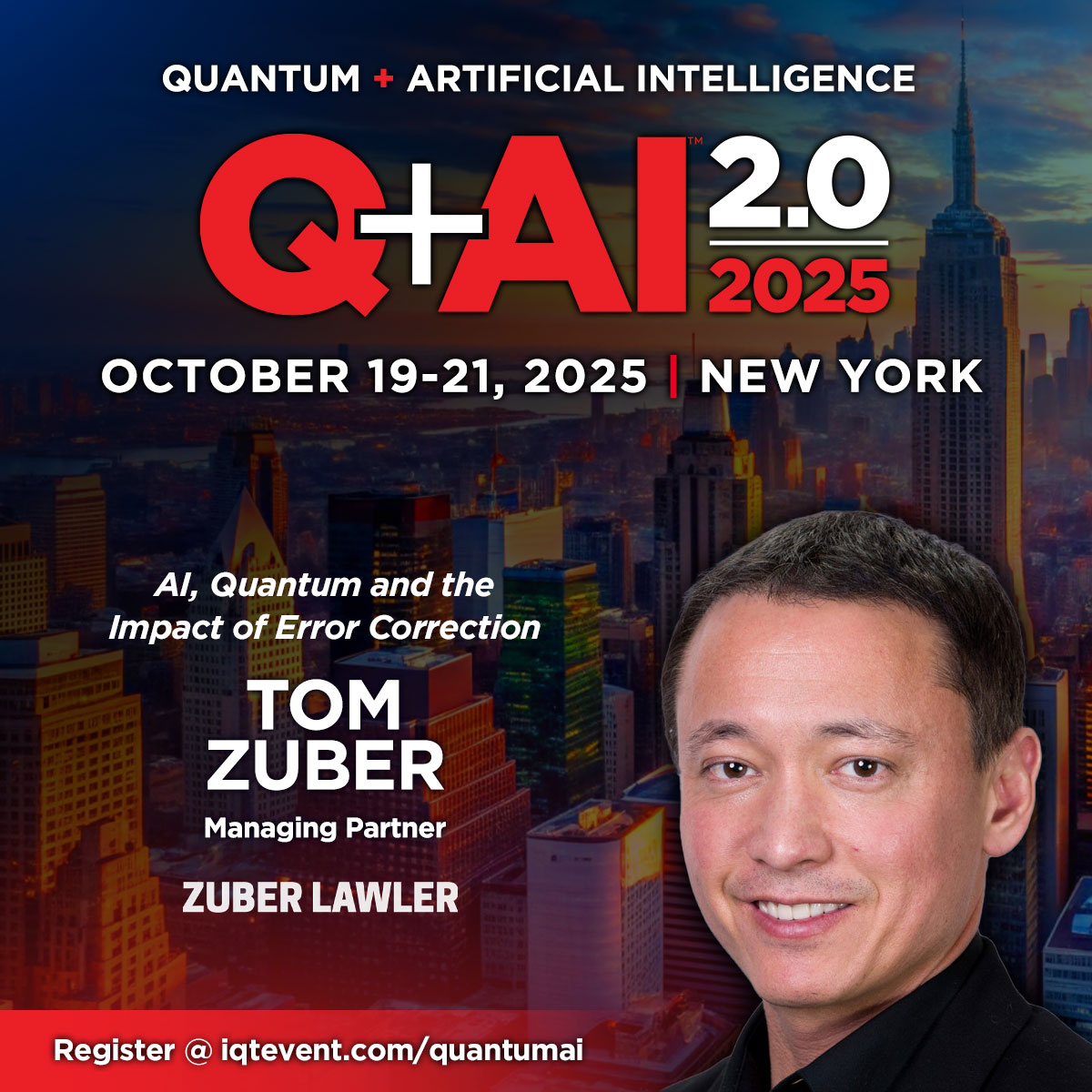 ZuberLawler's tweet image. Join Managing Partner @tomzuber at @IQTqubits Q+AI conference, speaking on the panel AI, Quantum and the Impact of Error Correction on October 20th. 

#QuantumComputing #AI

Learn more at: iqtevent.com/quantumai/