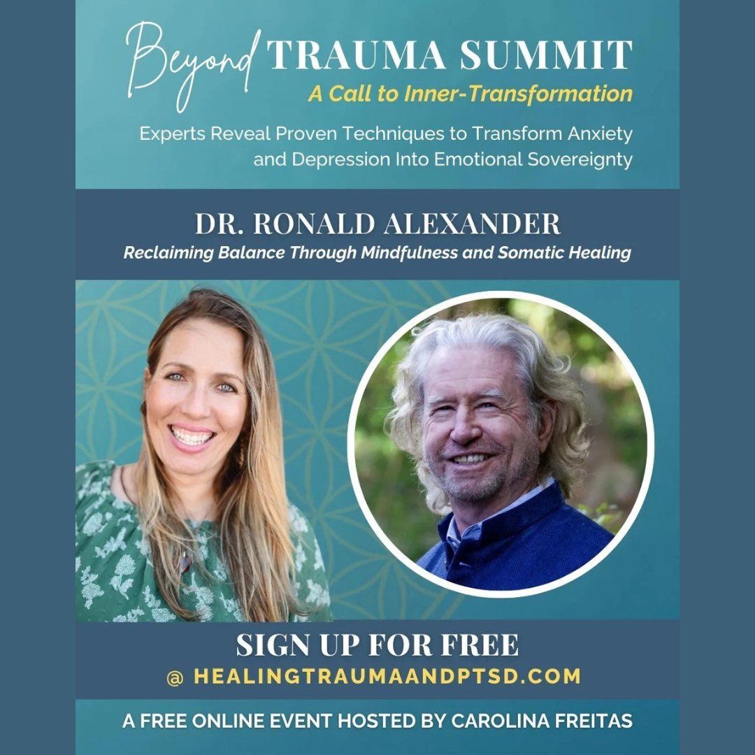 RonAlexanderPhD's tweet photo. Join me for the Beyond Trauma Summit, hosted by Carolina Freitas, and discover the proven tools top trauma recovery experts are using to help people heal their nervous systems and reclaim their lives.
Sign up FREE here:
https://t.co/seDshWkr5Y

#BeyondTraumaSummit
#TraumaHealing https://t.co/i2Apo3elpU