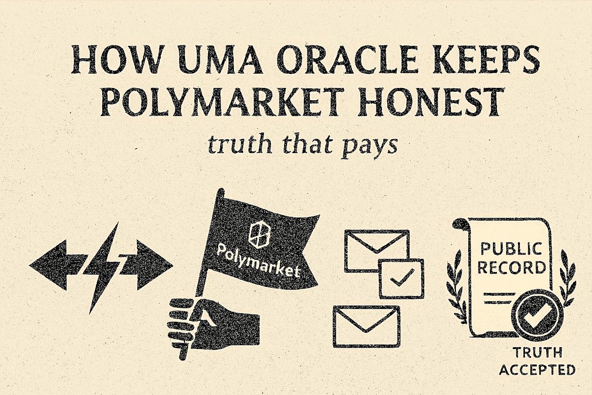 decenterghost's tweet image. How UMA Oracle Works: The Genius of Paying People to Tell the Truth
Imagine you and your friends made a bet about whether the principal would wear a blue suit to the next assembly. Problem: how do you prove it actually happened? Who decides if it was really blue? Who settles the…