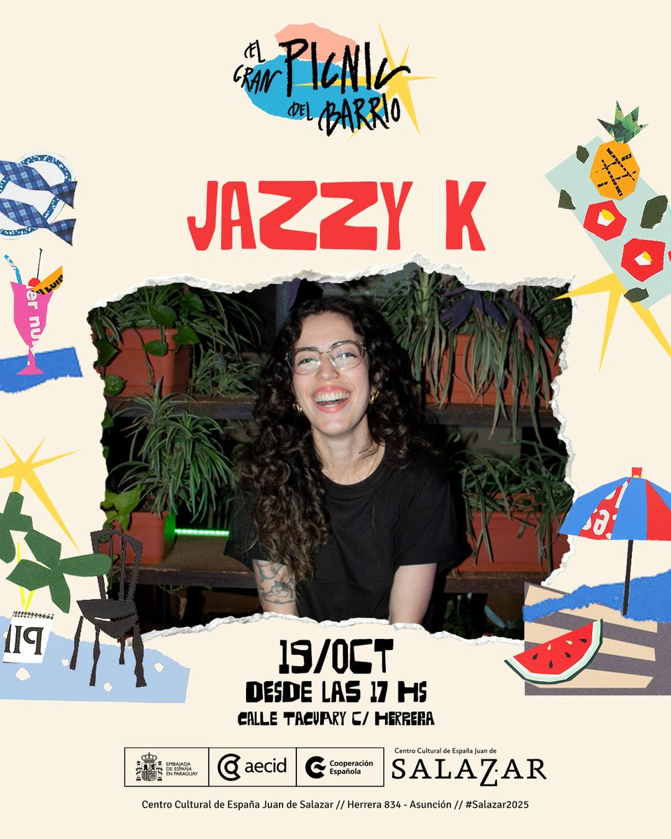 En el Gran Picnic del Barrio la música será el plato fuerte. 🍛🎶

📅 Domingo 19 de octubre, 15 a 22 horas.
📍 Calle Tacuary, entre Herrera y Fulgencio R. Moreno
🎟️ Acceso libre y gratuito.

✨¡Te esperamos!🙌

Más información: juandesalazar.org.py/ciudadania/el-…