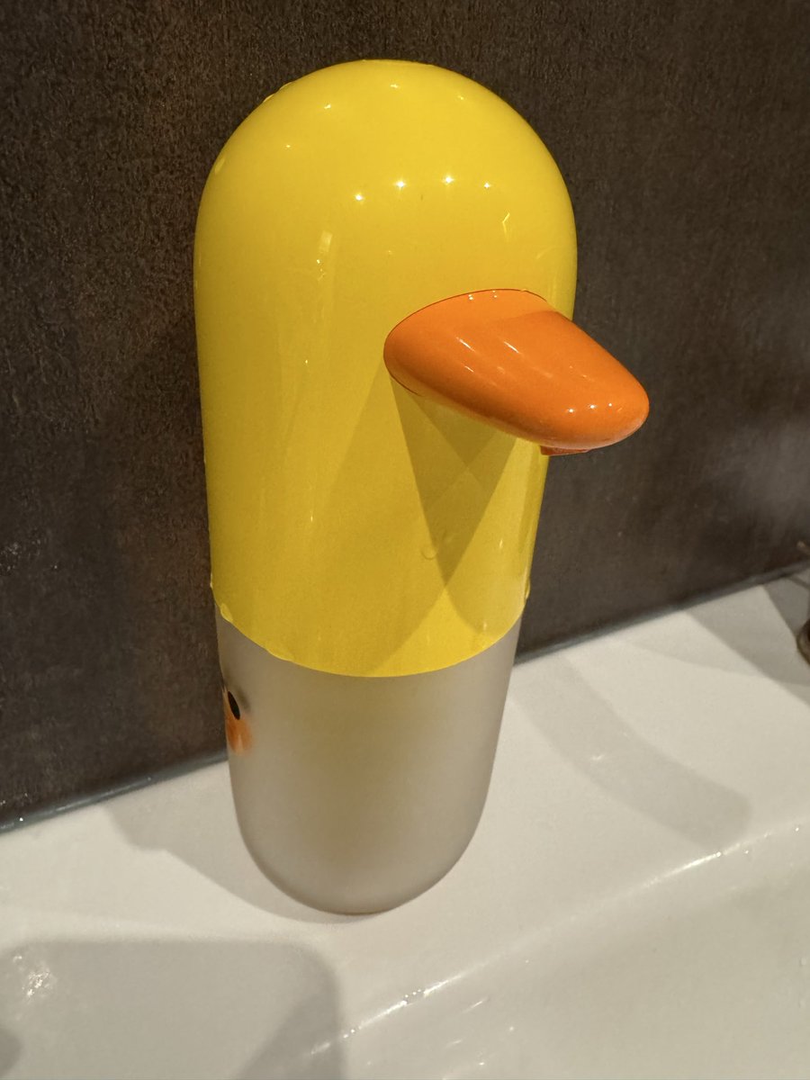 my mom bought this soap dispenser…. the time is now soap on or whatever