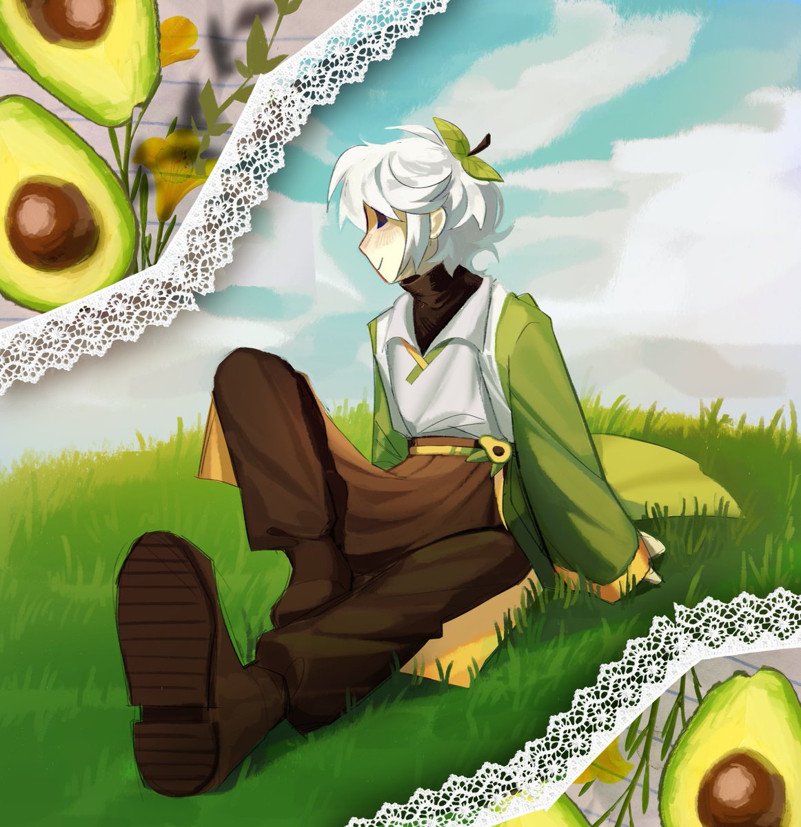 my part of an art trade with <a href="/Avo0930/">Avo 🥑</a> the goat :P