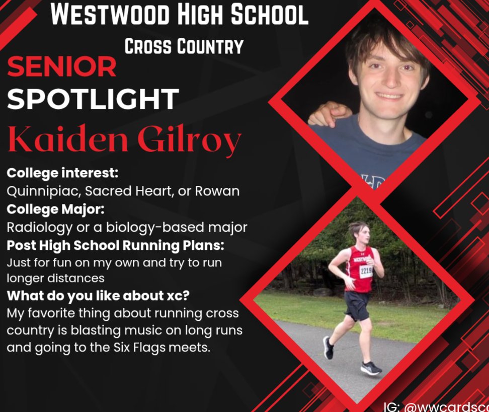 WWCardsRun's tweet image. Senior Spotlight: Kaiden Gilroy
#gocards #onceacardinalalwaysacardinal