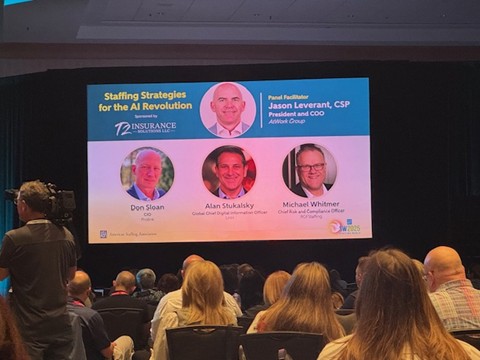 Last week, Megan Hoef attended Staffing World 2025, hosted by the American Staffing Association in Orlando, which presented an incredible opportunity to recharge, reconnect, and gain fresh perspective.
 
Among the many takeaways, two themes stood out: Purposeful leadership and