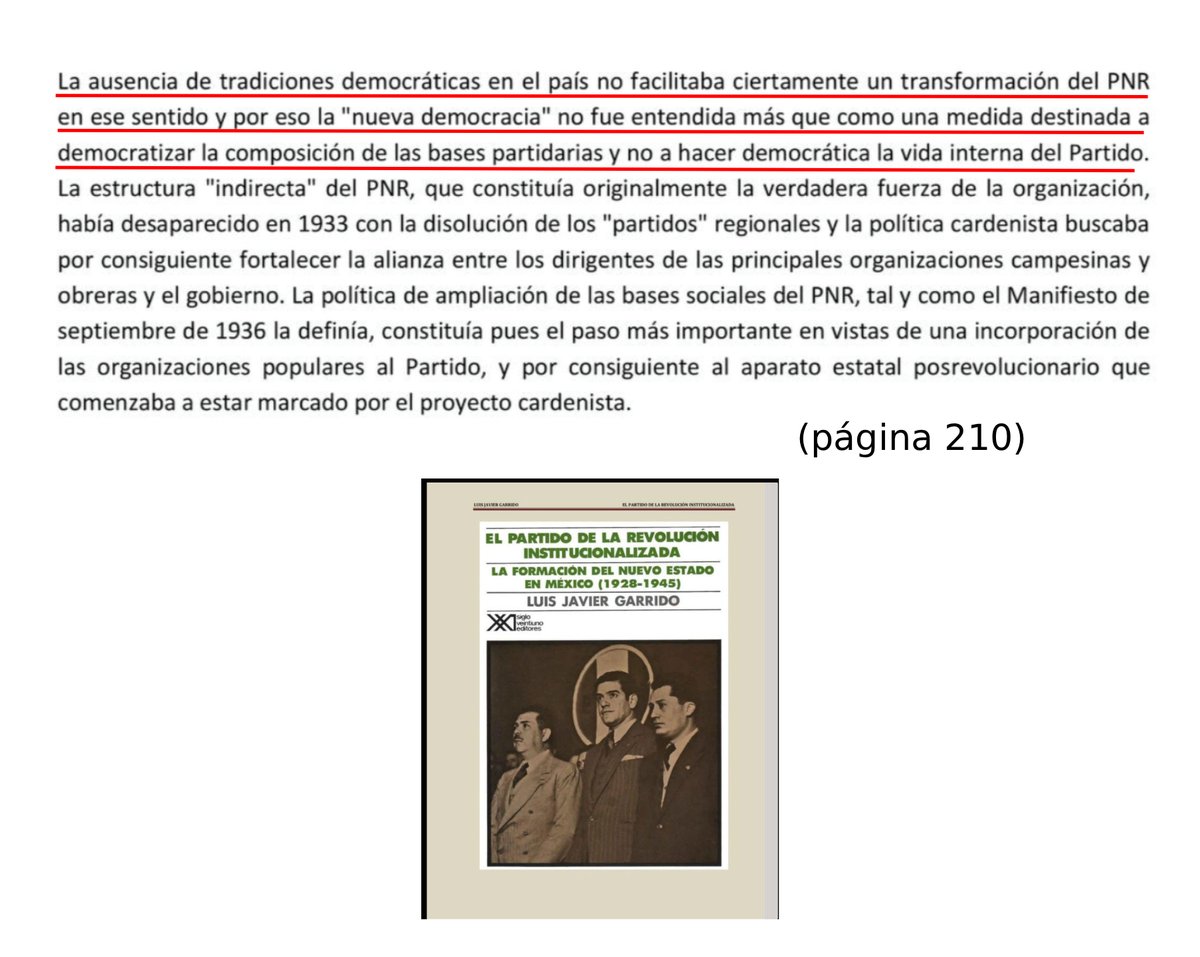 El 🐶🐻 cometido por <a href="/Claudiashein/">Claudia Sheinbaum Pardo</a> con el titular priísta del FONDEN a quien ella misma ungió como candidato de <a href="/PartidoMorenaMx/">Morena</a> exhibe lo que escribía Luis Garrido sobre el viejo PRI:

Podrán haber “comisiones”, pero siempre se impondrá la estructura indirecta (aka dedazo). 🫵