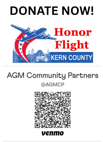 Still time to donate to our annual Honor Flight Fundraiser. Scan the QR code and help send Veterans back to Washington D.C. to visit their memorials. Brought to you by Salty's BBQ and Catering! #HonorFlightKernCounty #KernRadio #Veterans