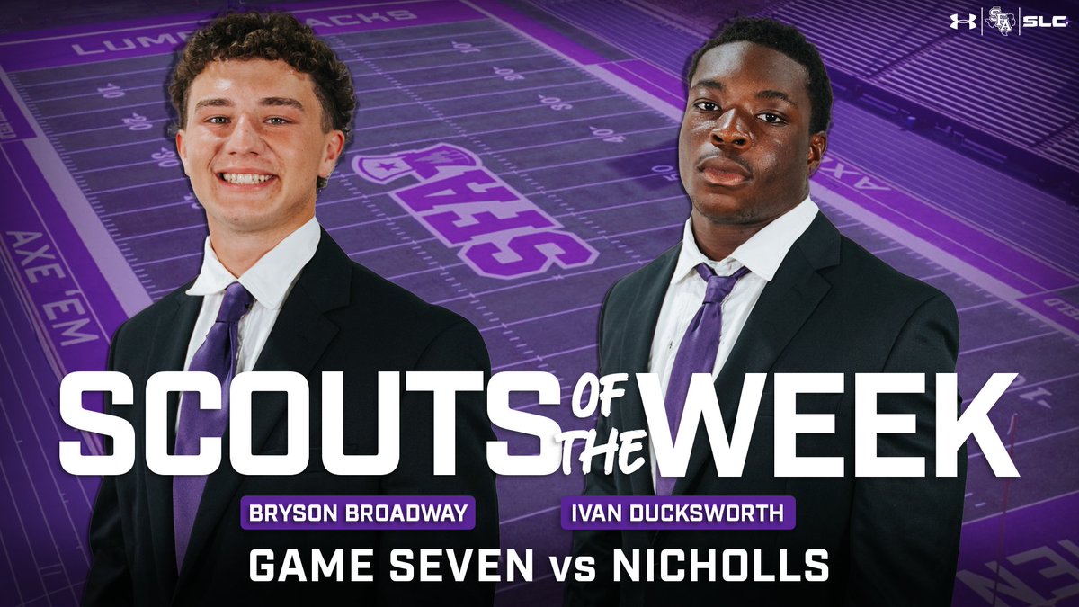 A couple of familiar names back at it helping the 'Jacks get better! 

Our Game 7 Scouts of the Week! 🪓

#AxeEm x #EastTexasTough