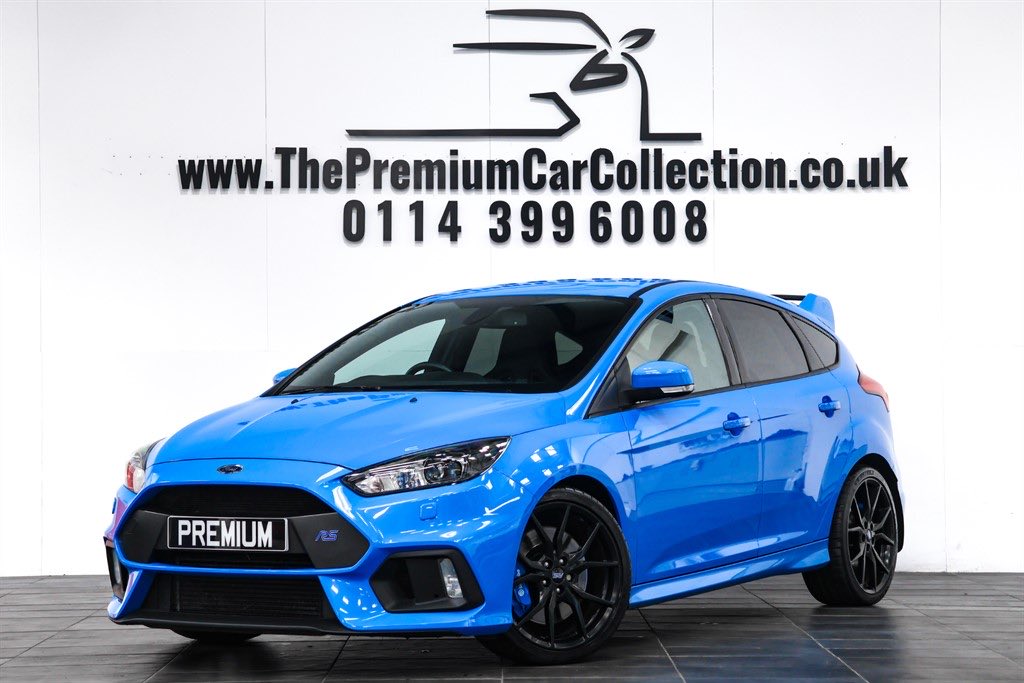 Beautiful low mileage top spec Ford Forcus RS finished in the flagship colour Nitrous Blue Metallic now sold!