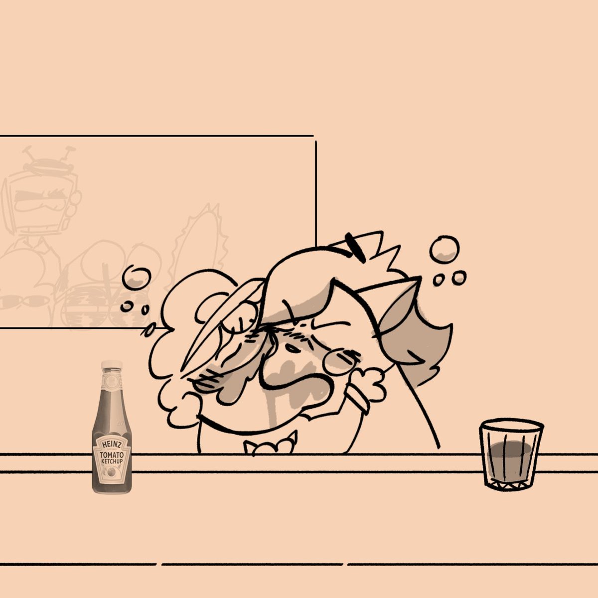 Lem0nStudious's tweet photo. TW: Something suggestive
Klling three birds with one stone
(I never said it would be something well done lol)
#smg4karen #smg4mario #pastapaws https://t.co/KmSfet4UeD