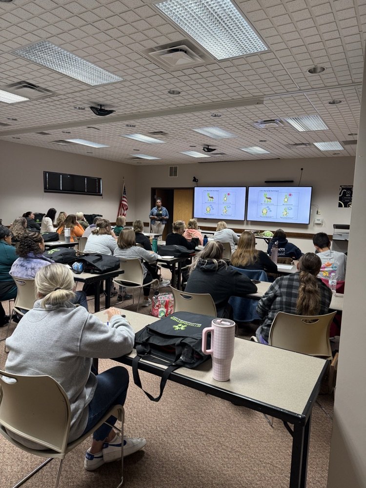 Thank you to the team from Greene County ESC for providing an awesome training for our preschool staff today, "Supporting Social-Emotional Development through Co-Regulation"
Our staff not only learned new strategies, but they also received a free toolkit!