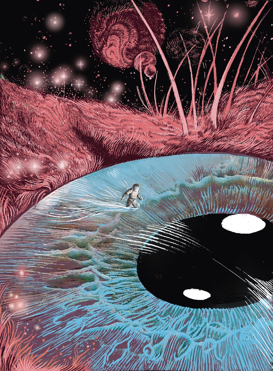 Open your eyes... Open your Mind...

Open METAL HURLANT.

Panel from "The Vessel" by Daria Schmitt. Read the full story in ISSUE 2: SPACE STARES BACK. Out now: store.humanoids.com