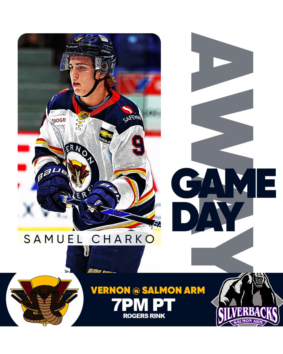 VernonVipers's tweet image. The Vipers are in Salmon Arm tonight to take on the @SASilverbacks!

Coming off a 7-1 win over Victoria and points in 3 straight.

🕖 7PM | 🎧 @1075BeachRadio | 💻 @VernonMattersca  | 📺 @FloHockey 

Full preview 👉 vernonvipers.com/game-day-previ…

#TimeToStrike