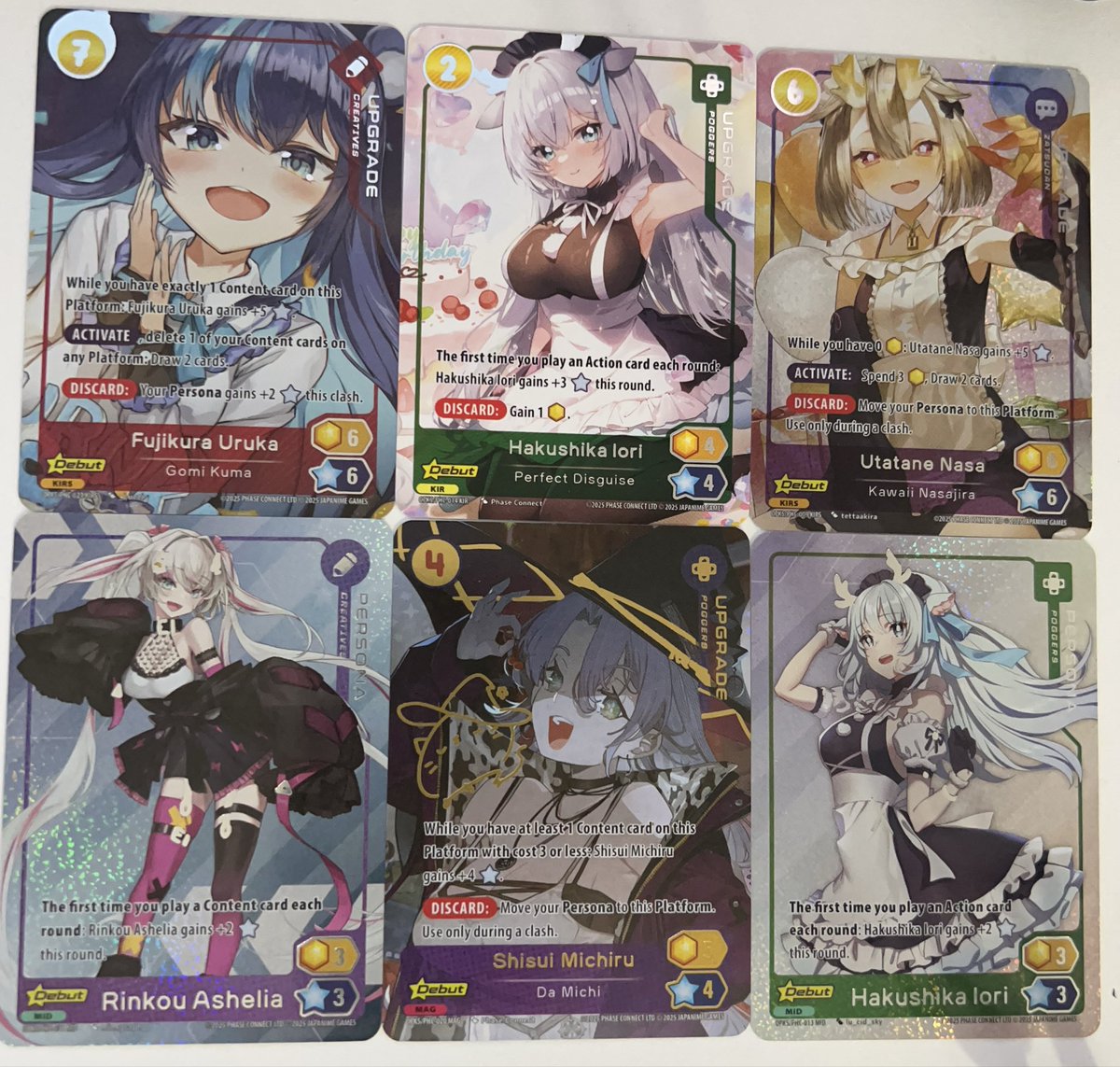 AbelToGame's tweet photo. All of my parallel hits from 1 box I’m glad I got at least one for each #OSHIPUSH https://t.co/7AEUSLM4ZM