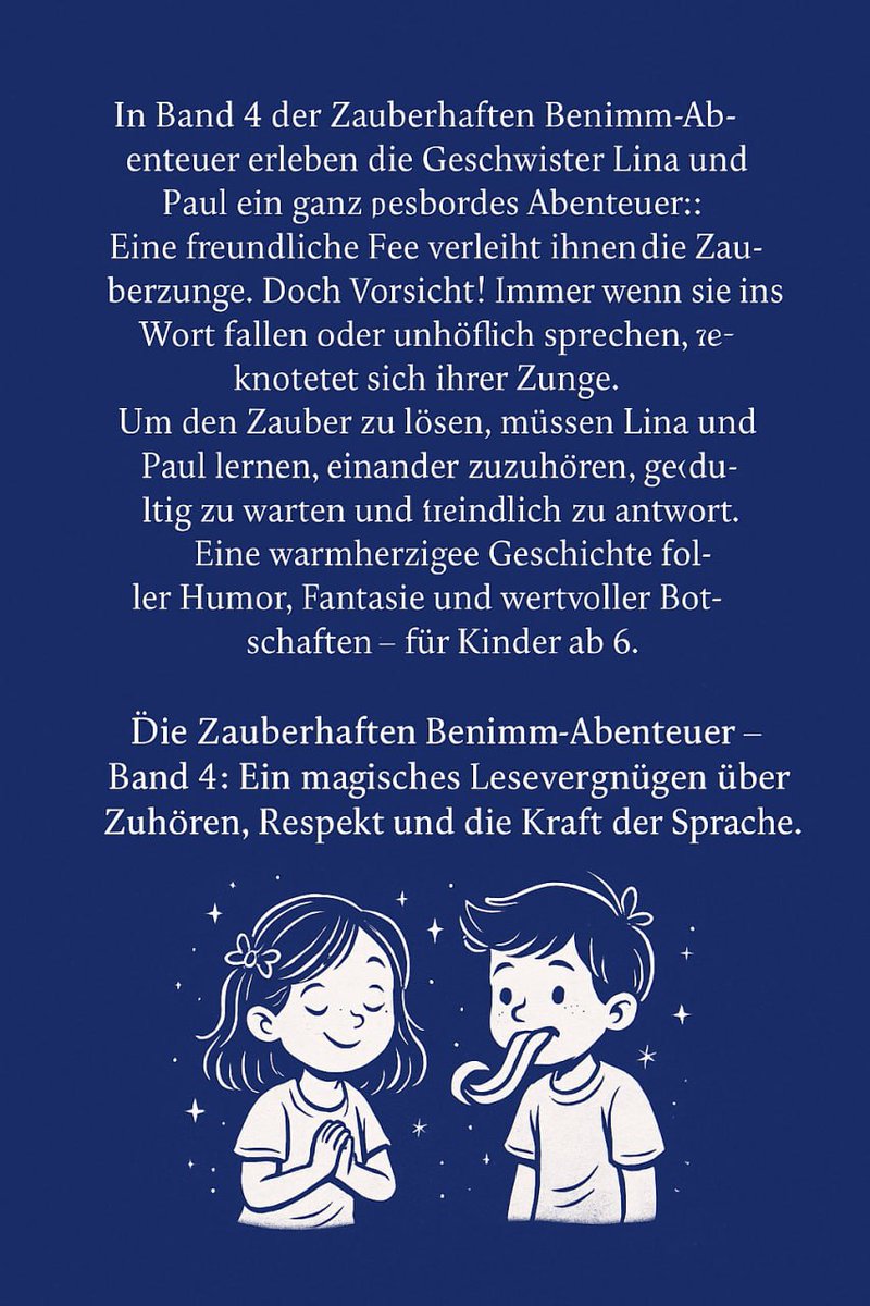 Unter natuerlichdigital.tentary.com/p/hTDnpw könnt ihr das im Shop erhalten.
✨ DIE ZAUBERHAFTEN BENIMM-ABENTEUER – BAND 4 ✨

„Der Rat der Zauberfee“Wenn das Zauberbuch verschlossen bleibt und Chaos die Magie verdeckt, braucht es mehr als Sprüche und Magie