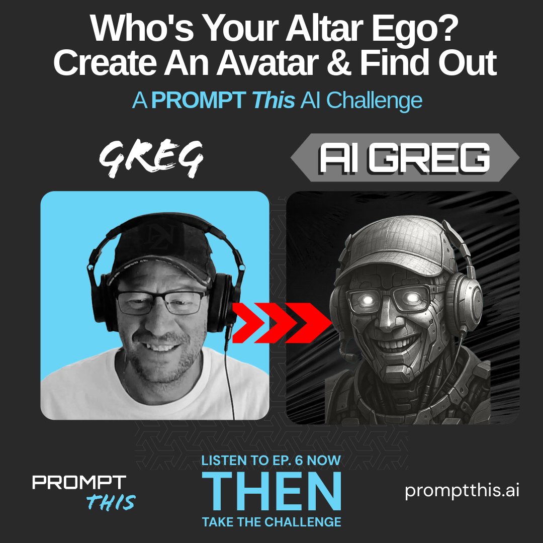 PROMPT_This_AI's tweet image. Who’s your Altar Ego?

If you could clone yourself, what would you do?

Create your avatar: name it, give it a role, and ask how it shows up at work.

Drop your avatar!

Instructions here: zply.io/C2PHKr