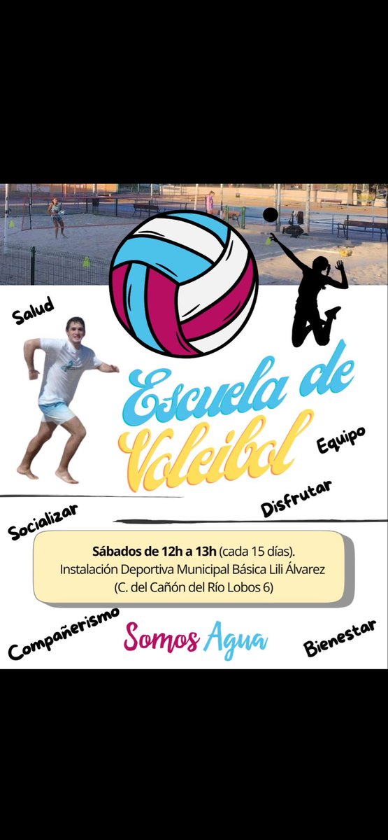 Una semana para reencontrarme con el voleibol de la mano de <a href="/SomosAguaMadrid/">Asociación Cultural Somos Agua</a>