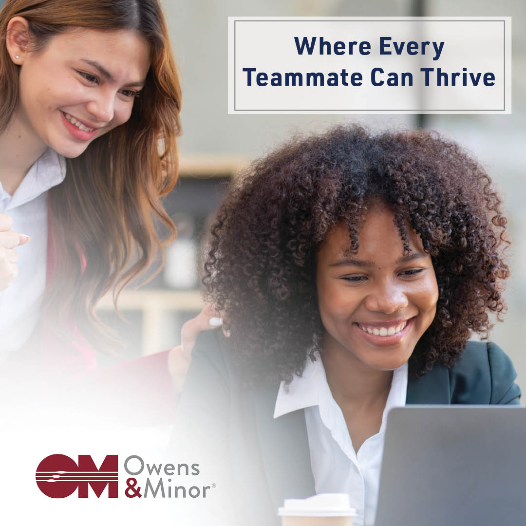 Every teammate feels a sense of belonging, and every perspective is valued, fueling growth, innovation, and teamwork across our organization. Learn more at owens-minor.com/about/you-belo…

#HealthcareInnovation #SupplyChainSuccess #OwensAndMinor