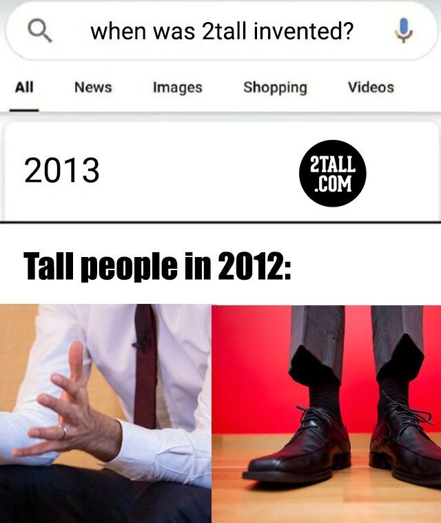 2tall's tweet image. No lies detected...

#tallpeopleproblems #2tall