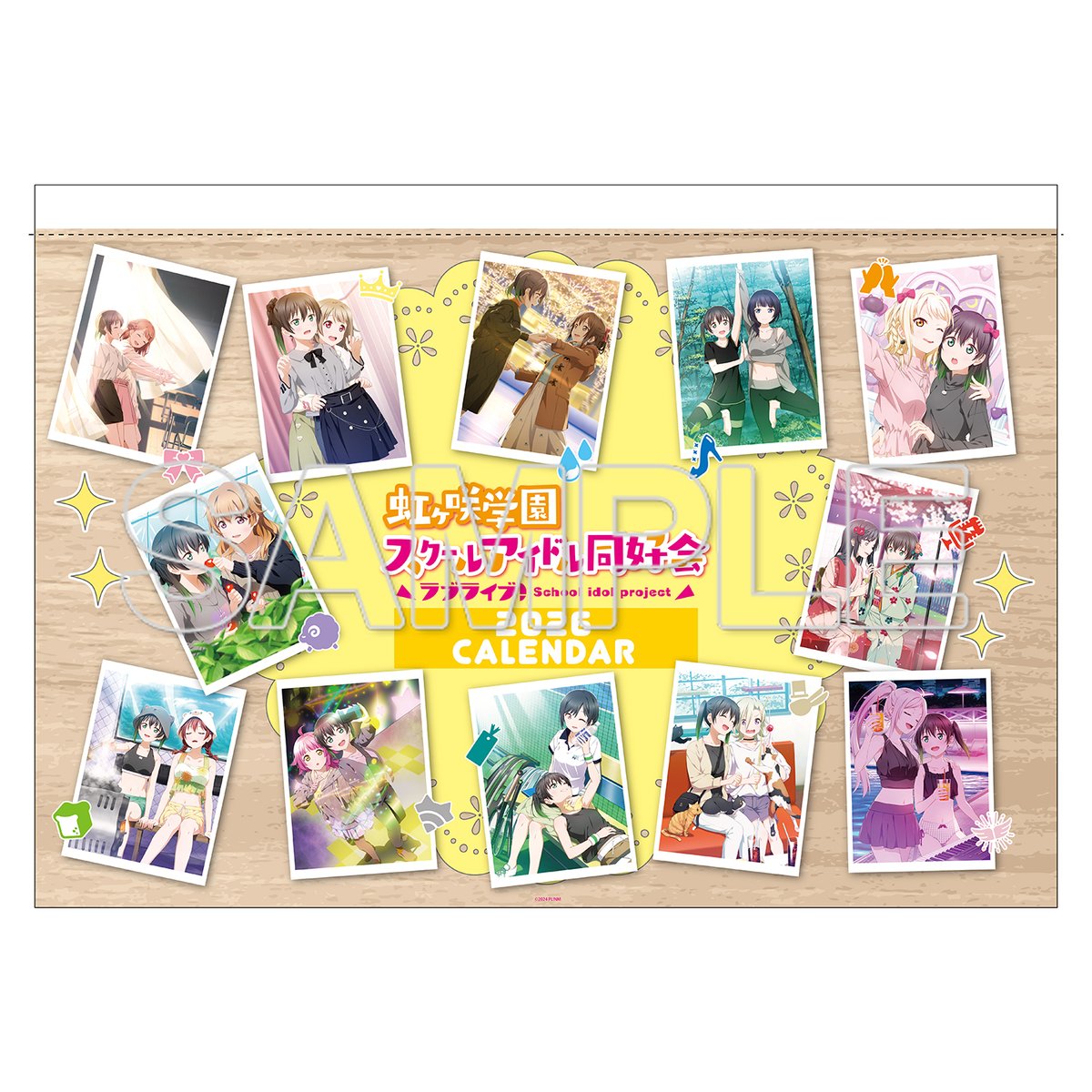 ✨予約締切間近✨ラブライブ！シリーズ カレンダー2026 Aqours