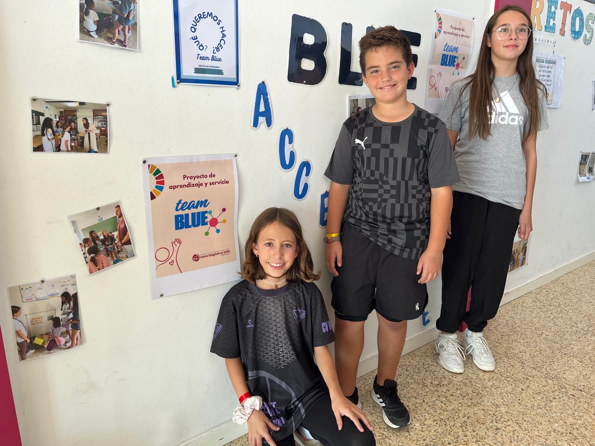 smsofiazaragoza's tweet photo. Nuestro proyecto de Aprendizaje y Servicio TEAM BLUE ha recibido el premio de Atades. Gracias a ello nuestros espacios son cada vez más inclusivos #somosatades #premiosatades #fesb https://t.co/RtUdeZLAbb