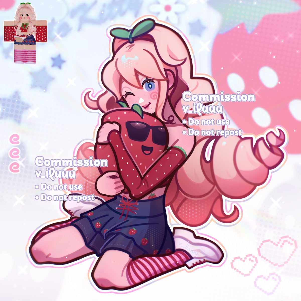 Comm! tysm 🍰🍓
.
.
#roblox #robloxart #RobloxDev #art