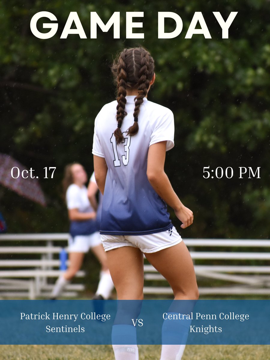 PHCsentinels's tweet photo. Today, both our women's and men's soccer teams are playing against Central Penn College. ⚽️ Let's go Sentinels!⚔️

#standsentinelstrong 💪
#forchristandforliberty
#phcsentinels https://t.co/PXyOqZlR7D