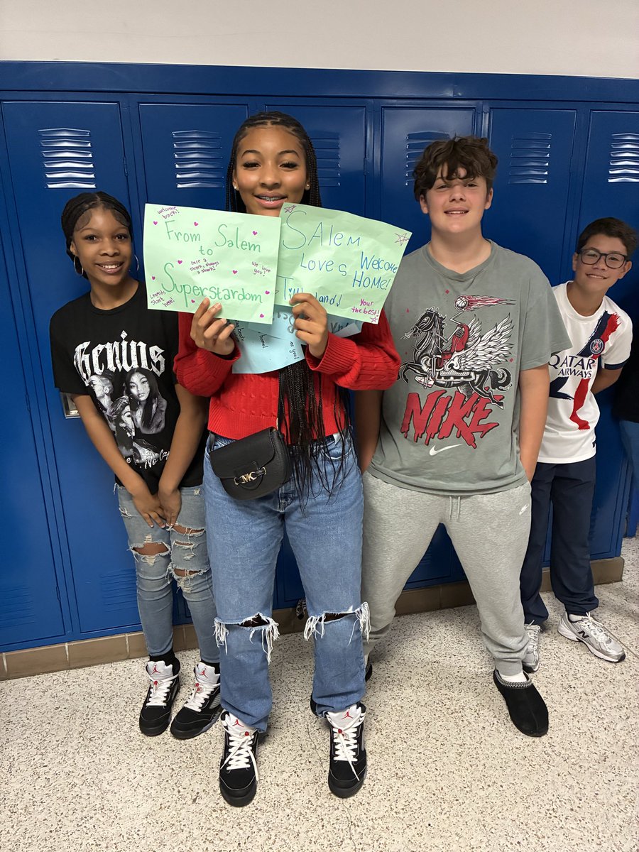 vbschools's tweet image. Welcome home, #Timbaland and Team!

@CPES4LIFE, @SalemSharkTank, and @SalemHSVB rolled out the welcome mat for their own today.

Stay tuned for more on Timbaland’s Homecoming…

#WeAreVBSchools #VBCPSProud #TimbalandWay #TimbalandWayWeekend