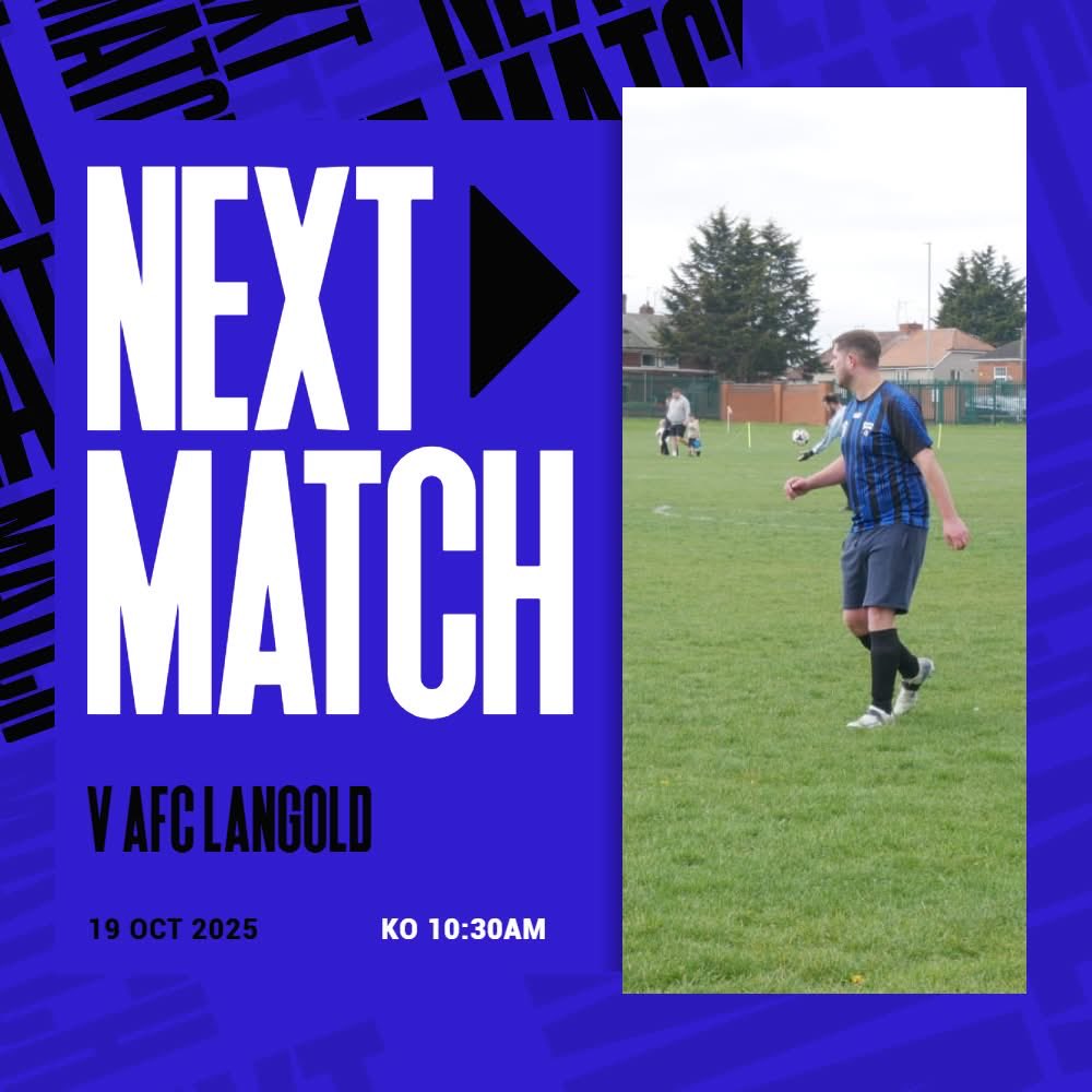 𝙈𝘼𝙏𝘾𝙃𝘿𝘼𝙔 𝘼𝙋𝙋𝙍𝙊𝘼𝘾𝙃𝙄𝙉𝙂 🔜

Innings FC are back in Sheffield cup action this week as they face a trip to SFC Glasshouse looking to book a place in round 3, while AFC Innings are at home in Division one up against AFC Langold!
👊💙🖤

#uptheinnings