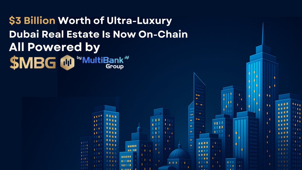 tikooww's tweet image. Most tokens launch with hype and a logo
$MGB launched with $29B in real assets and a 20-year track record

@multibank_io moves $35B daily in TradFi volume
17 licenses deep liquidity and a RWA pipeline already turning

Now live on major exchanges
Backed by tokenized real estate…