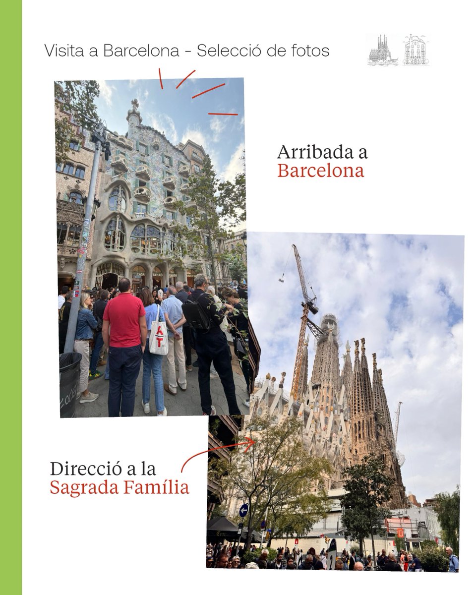 coattarragona's tweet image. Ahir vam gaudir d’una jornada tècnica i cultural excepcional a Barcelona, visitant dos referents de l’arquitectura: la Sagrada Família i la Casa Batlló.

#COATT #ArquitecturaTècnica