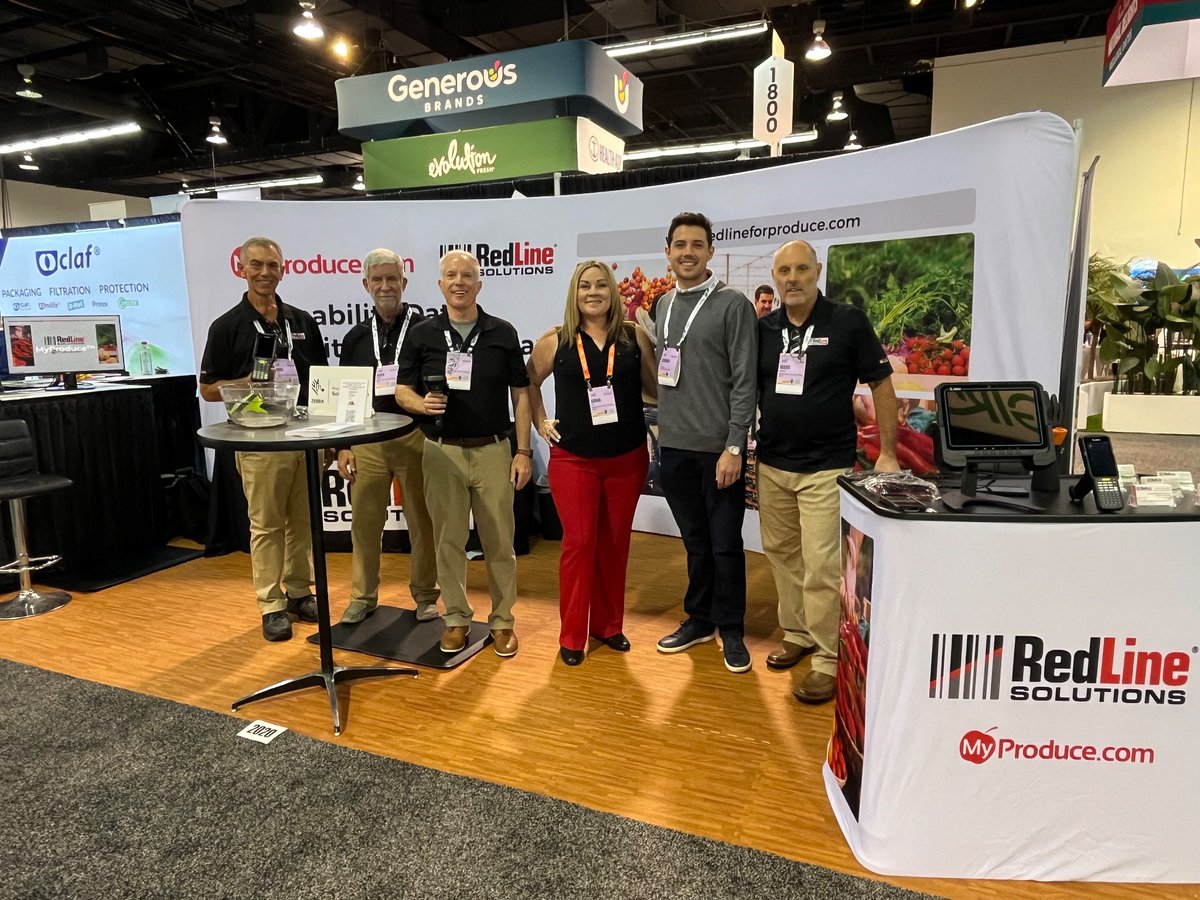 RedLineProduce's tweet image. We’re all set up at Booth 2020! Come discuss how our traceability solutions can boost your productivity and cut out costly manual errors. #GPFS2025