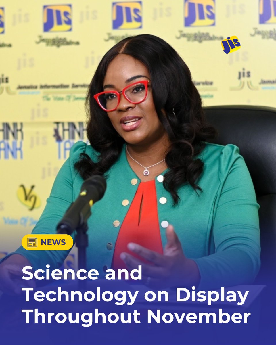 JISNews's tweet image. As Science and Technology Month approaches, Jamaicans are being encouraged to participate in the upcoming activities of the Scientific Research Council (SRC) and join in celebrations of the transformative power of science and technology.
Science and Technology Month is observed…