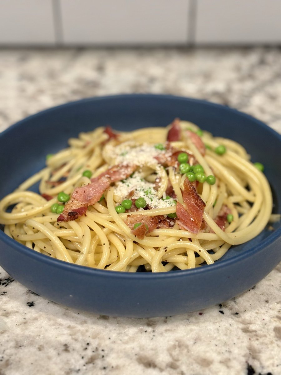 Homemade carbonara for lunch!!