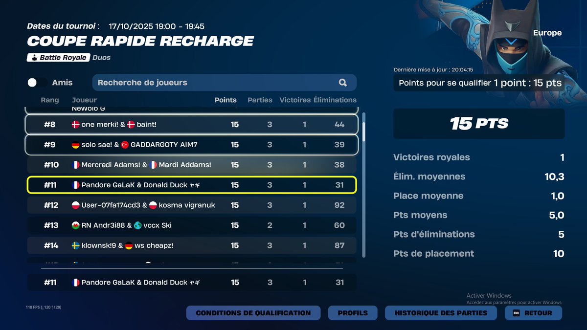 Qual demi 3/3 best clutch last game