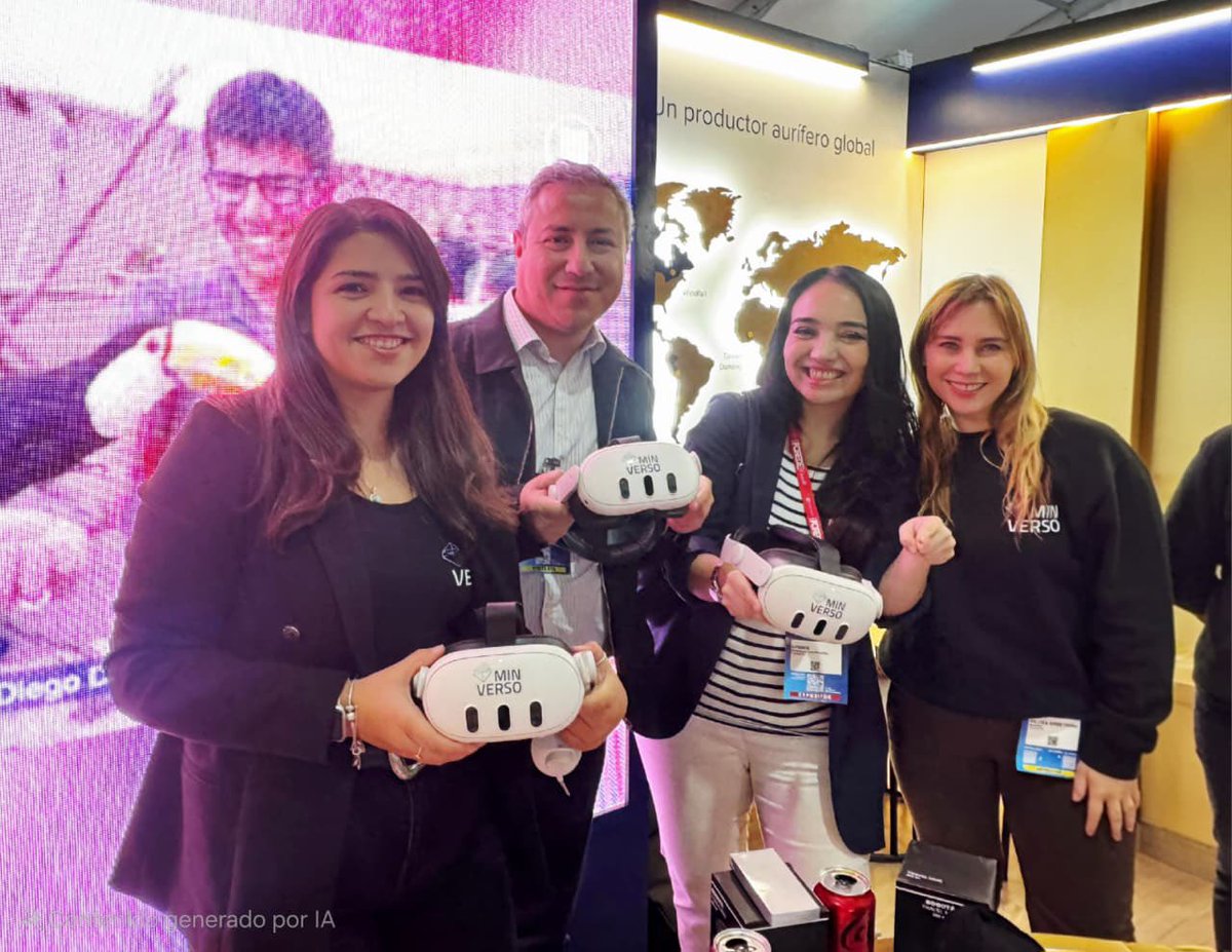 ✨ En el marco de Forede 2025 nos encontramos con Minverso, quienes junto a Minera Gold Fields presentaron una innovadora experiencia inmersiva que conecta la minería con la tecnología y la sostenibilidad. 💡⛏️

Un gran ejemplo de cómo la transformación digital está cambiando la