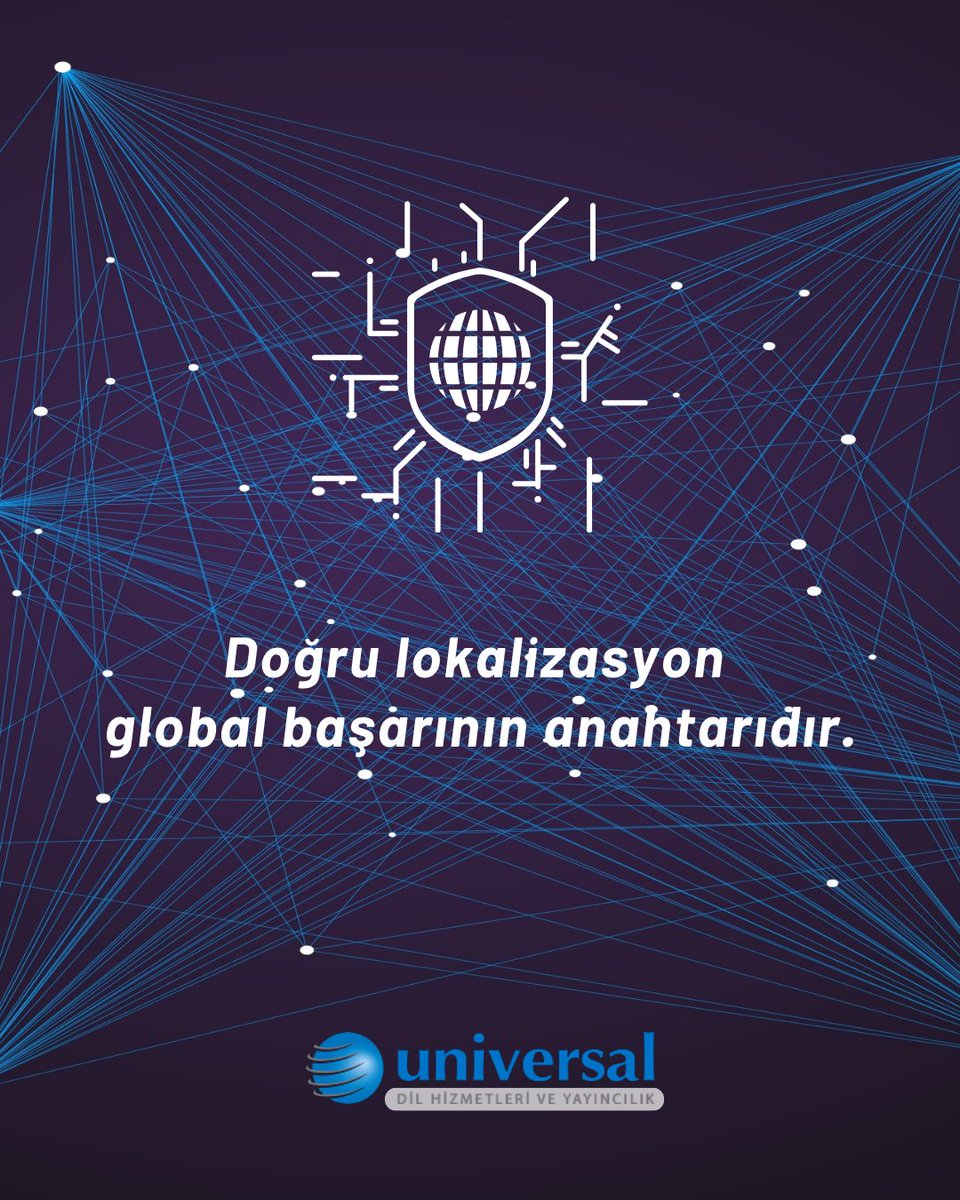 Lokalizasyon, metinleri sadece çevirmek değil, hedef kültüre ve pazara uygun hale getirme sürecidir. Universal Dil, içeriklerinizi hedef kitlenizin diline ve kültürüne en doğru biçimde uyarlar.

#Universal #UniversalDil #UniversalLanguagetr #Çeviri #Translate #DilHizmetleri