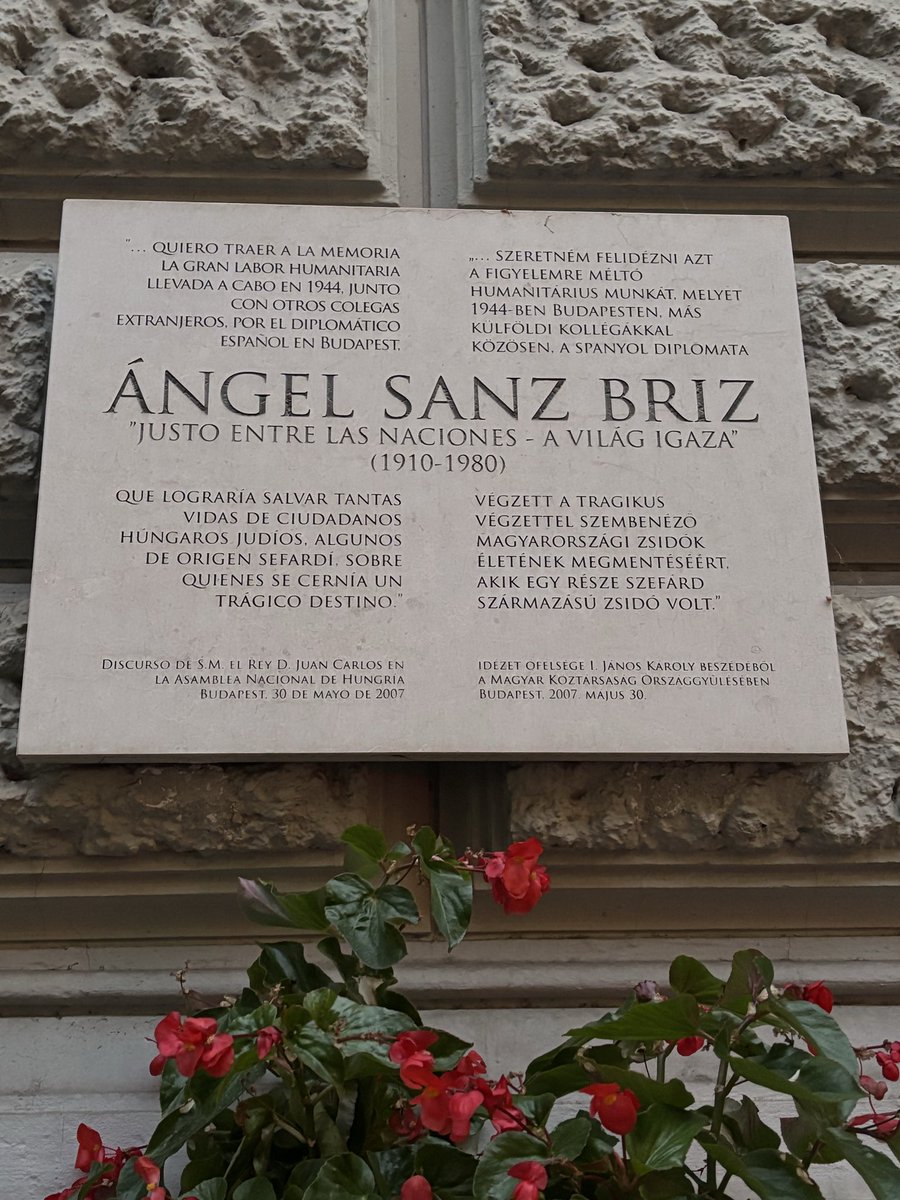 Budapest. Embajada de España. Ángel Sanz Briz, Justo entre los gentiles